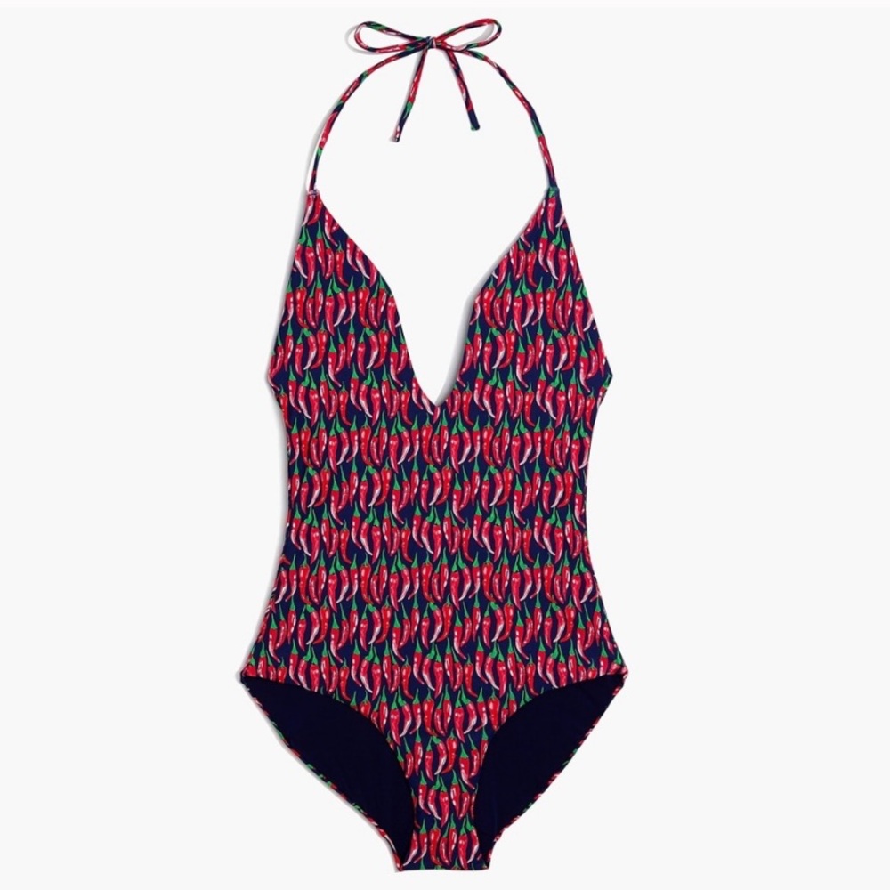 Onia red chili pepper swimsuit